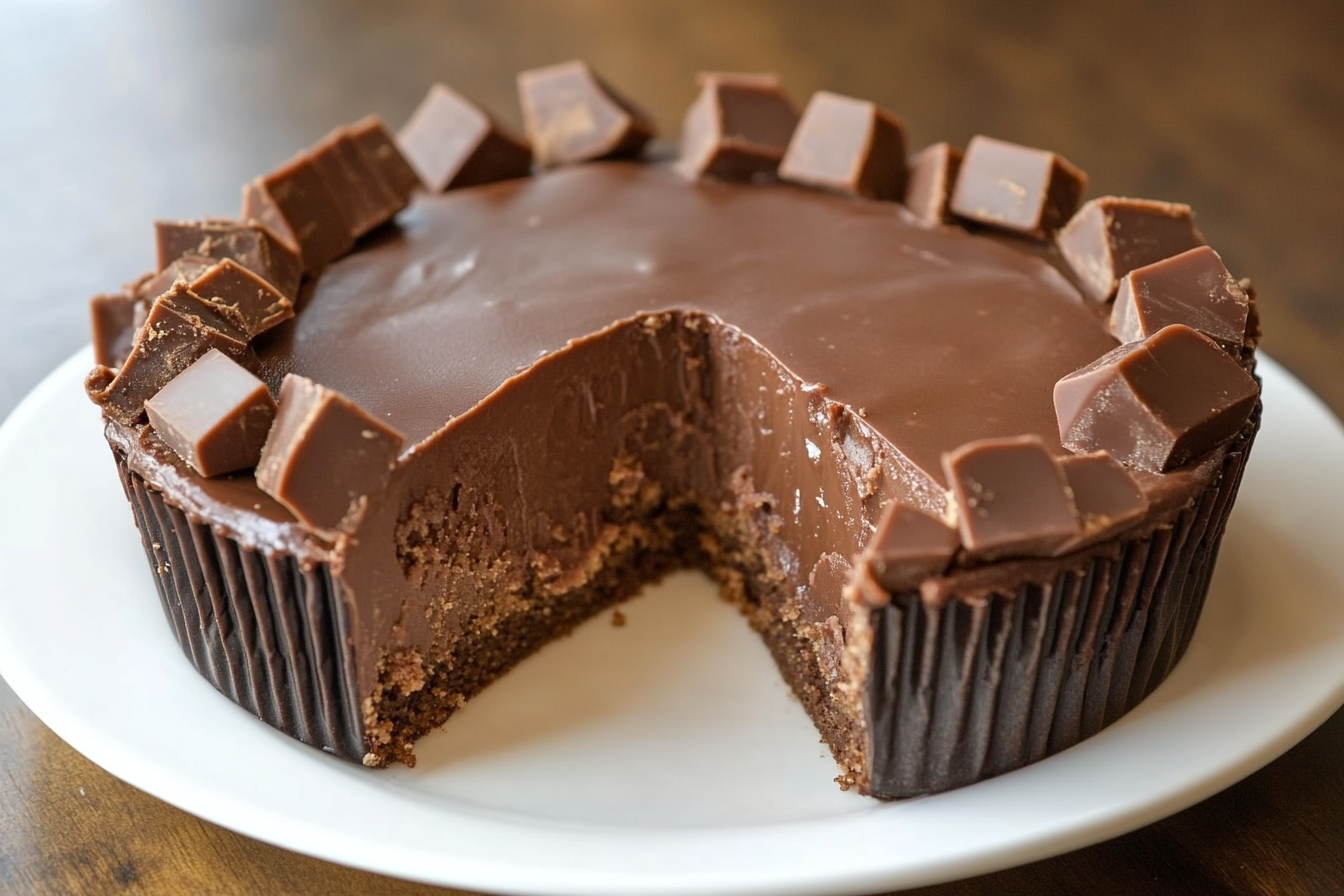 Bolo Galáxia de Chocolate e Amendoim