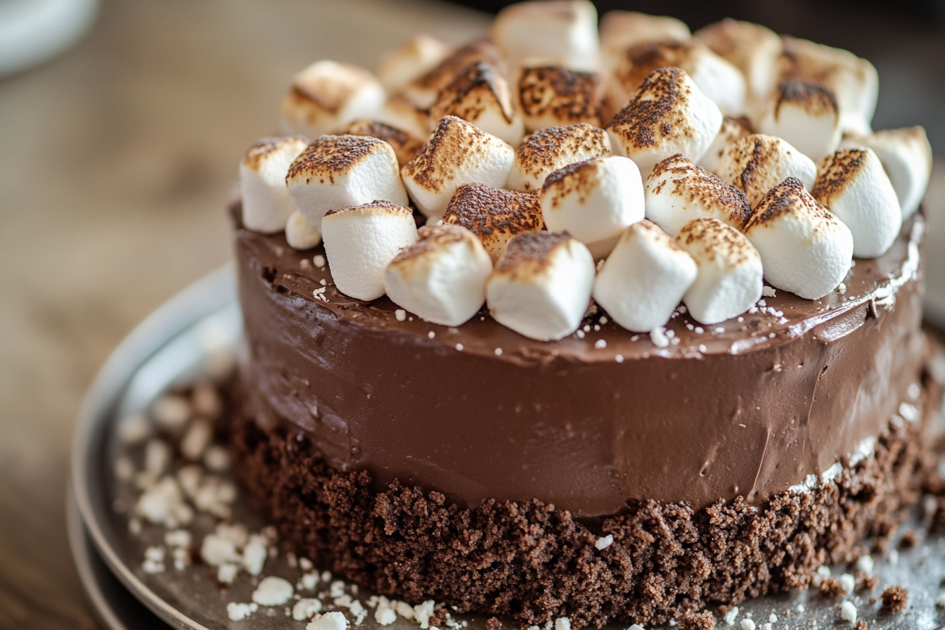 Bolo de Chocolate S'mores