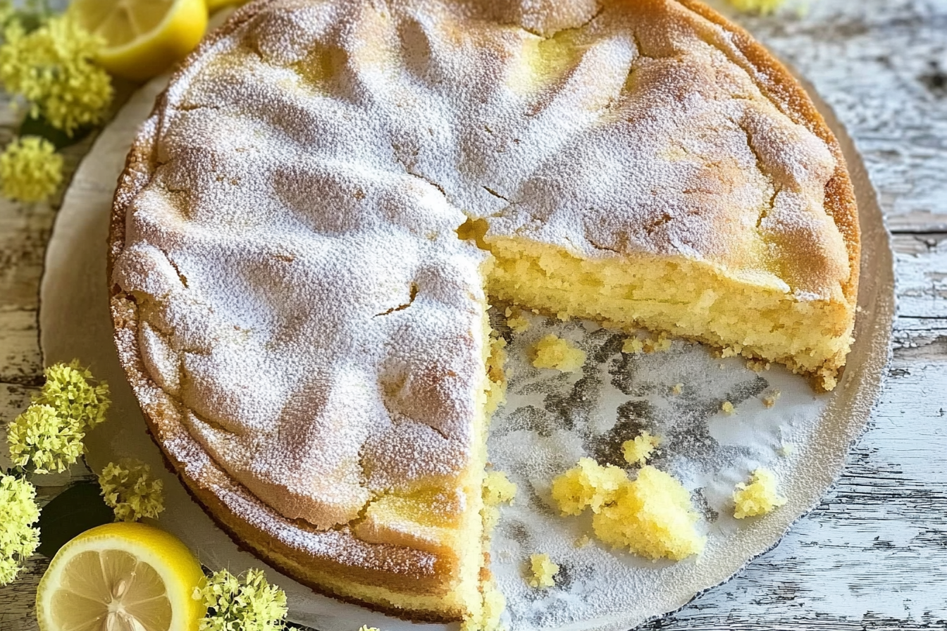 Bolo de Maizena com Limão