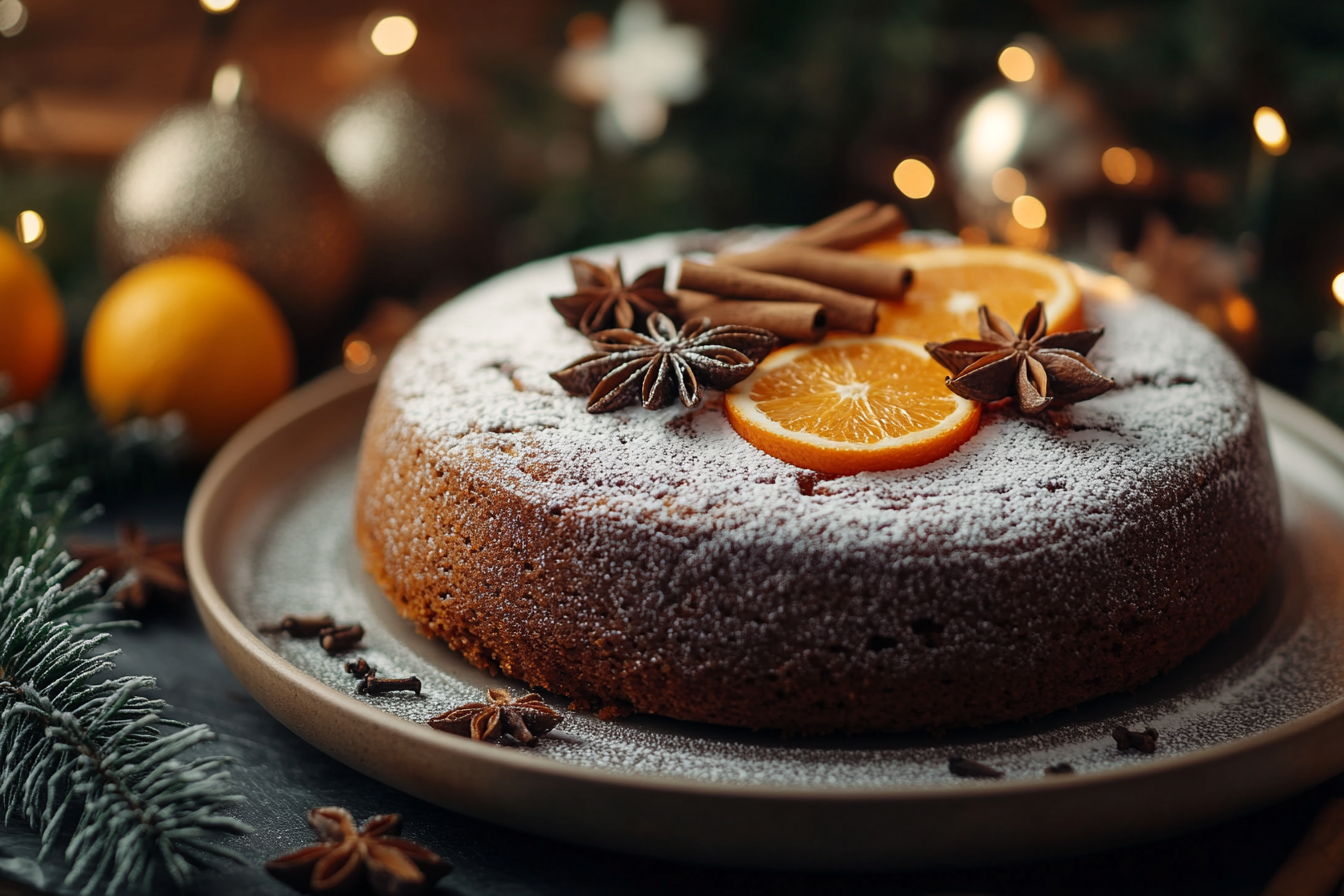 Bolo de Natal com Especiarias