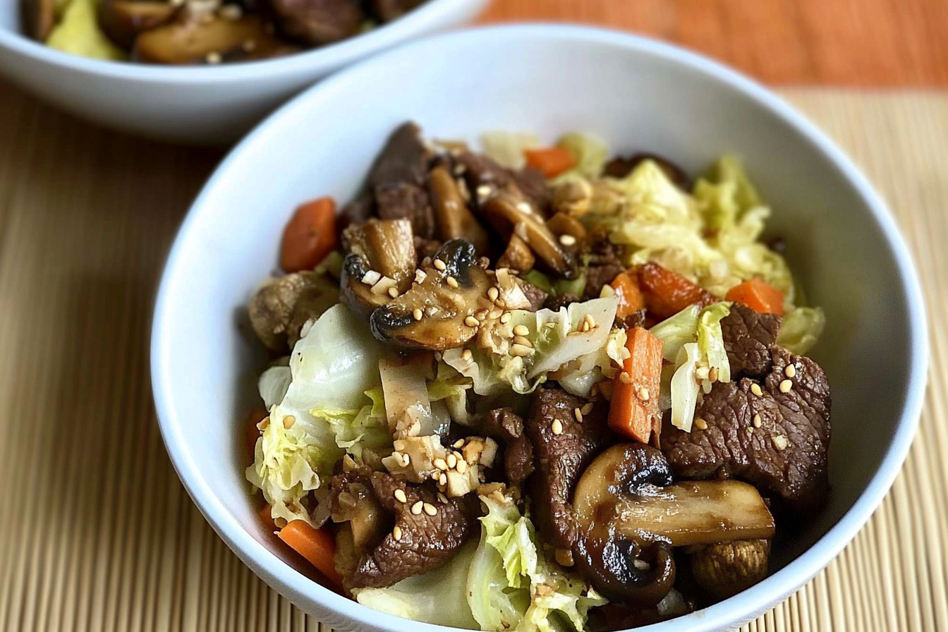 Bowl de Carne com Champignon