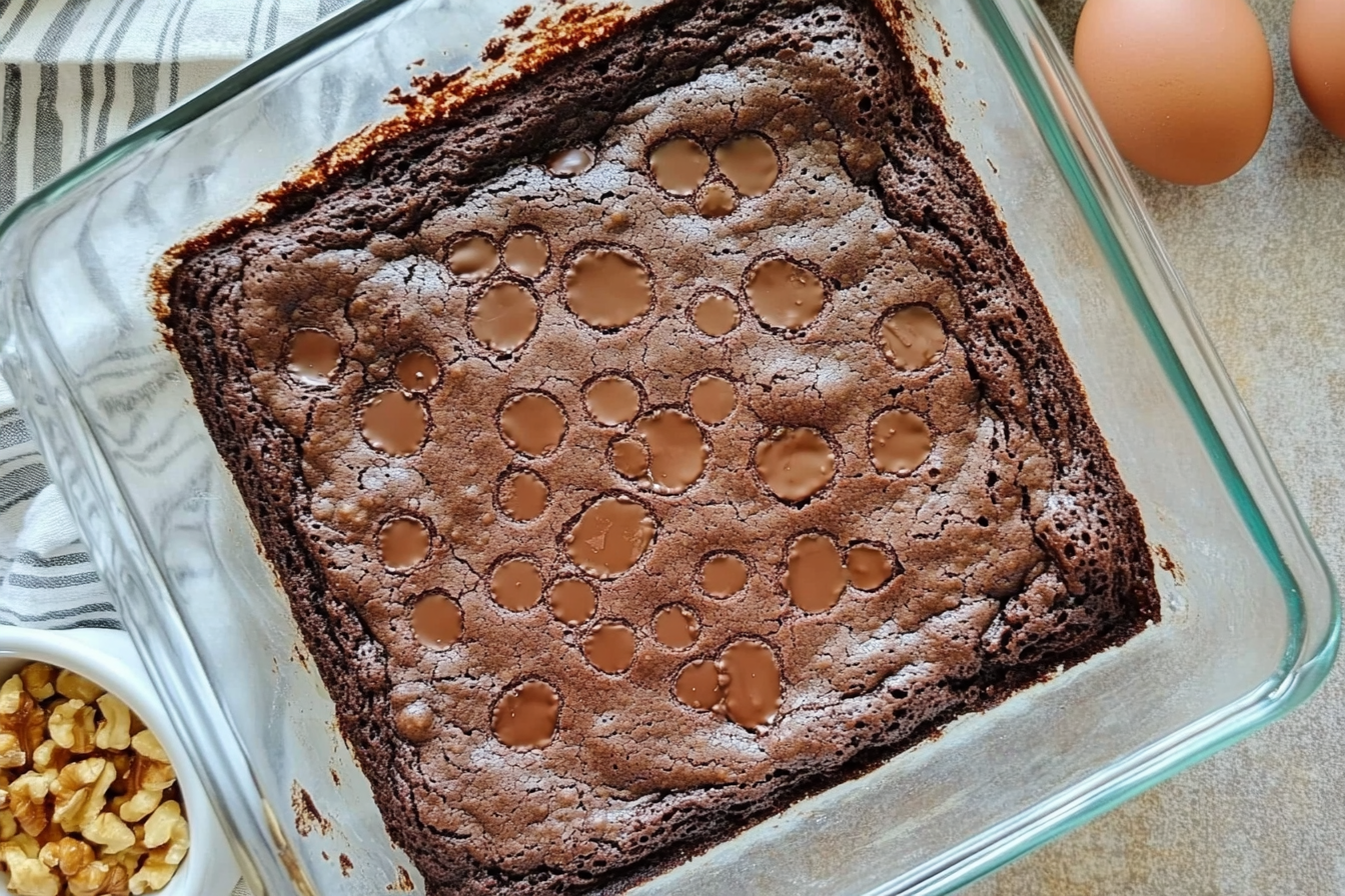 Brownie de abobrinha e chocolate