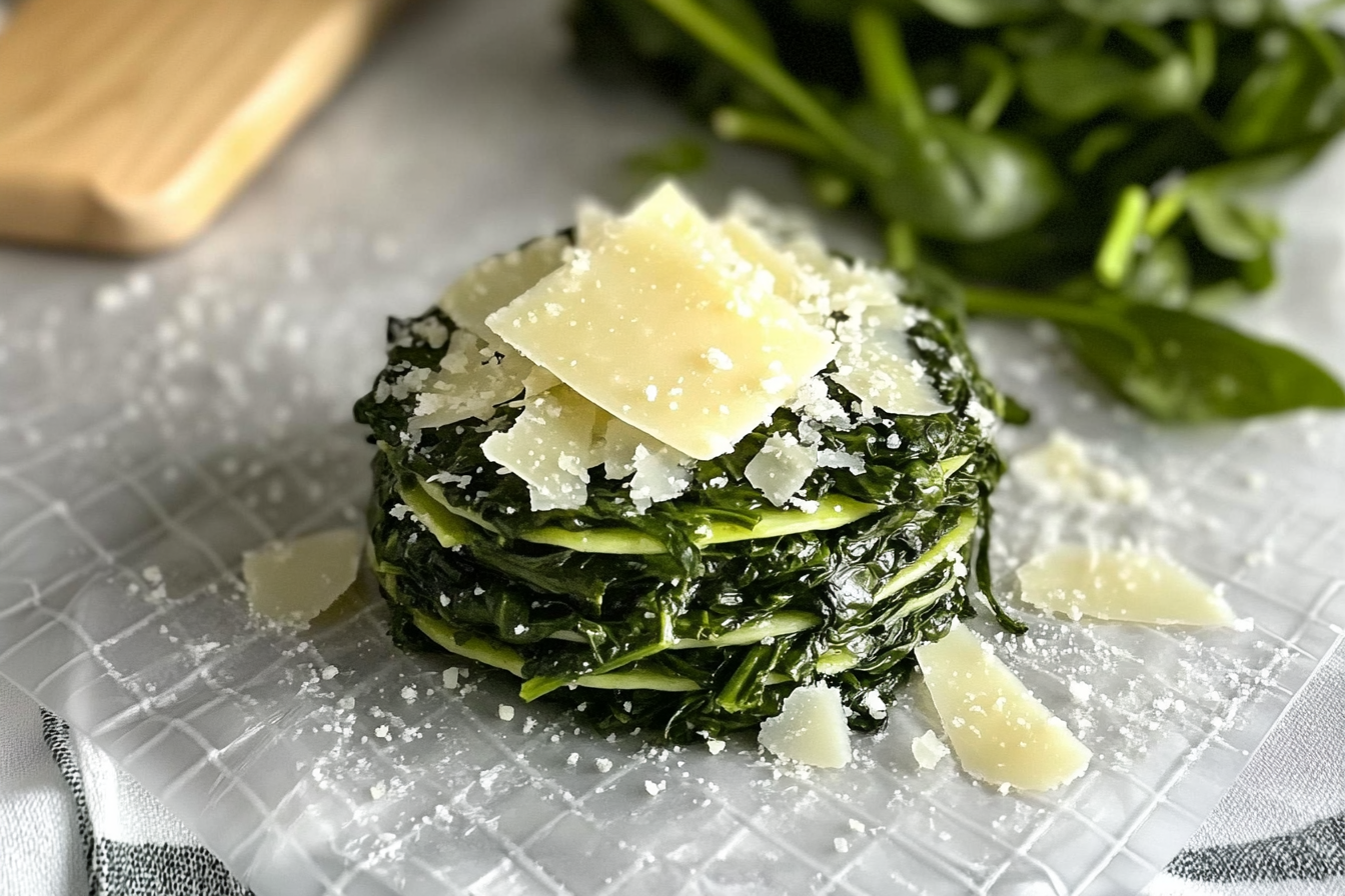 Espinacas ao Parmesão
