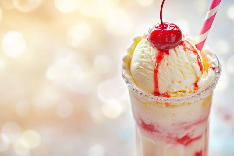 Float de Sorvete Shirley Temple