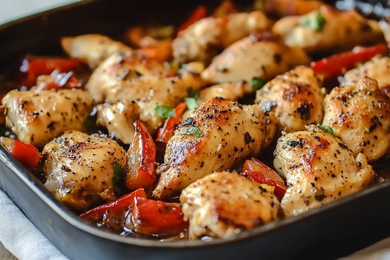 Frango com Pimenta Preta