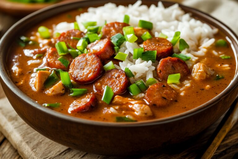 Gumbo de Frango e Linguiça