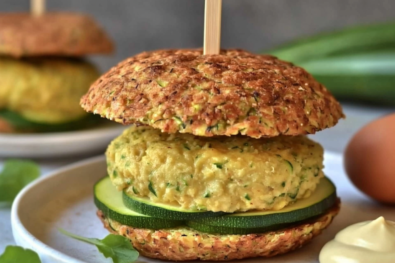 Hamburguesas de batata e atum