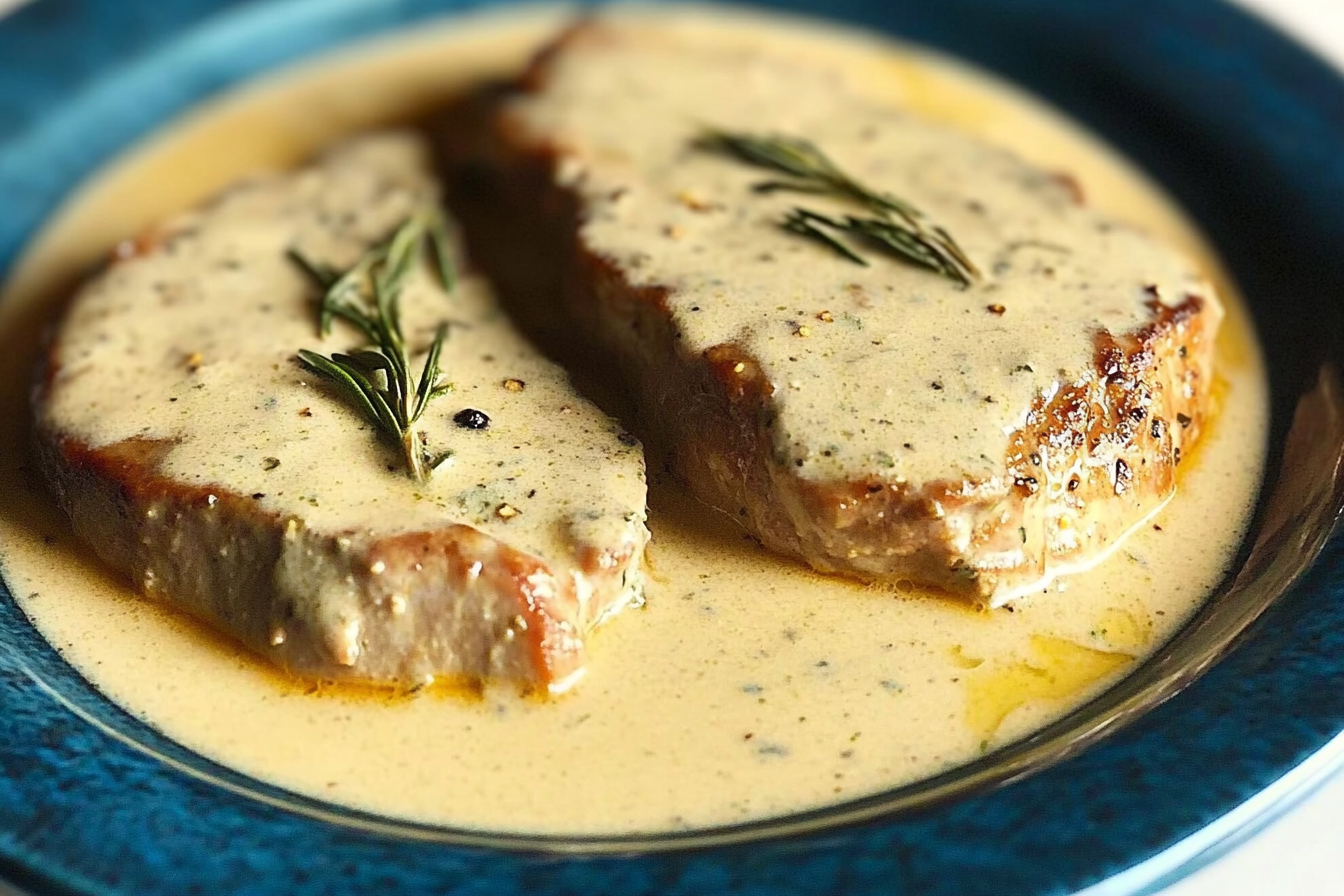 Lombo de porco à mostarda