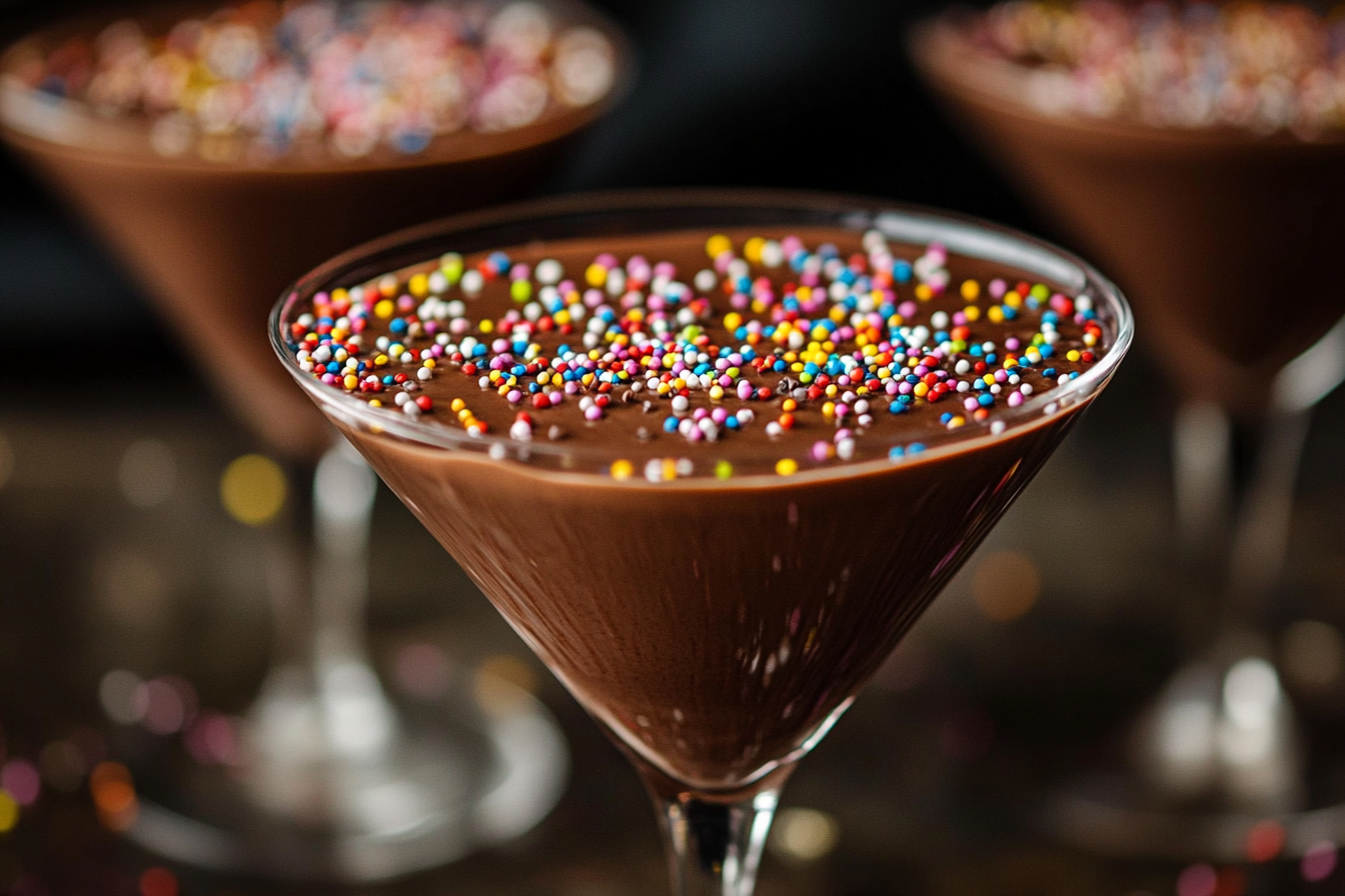 Martini de Chocolate com Granulado