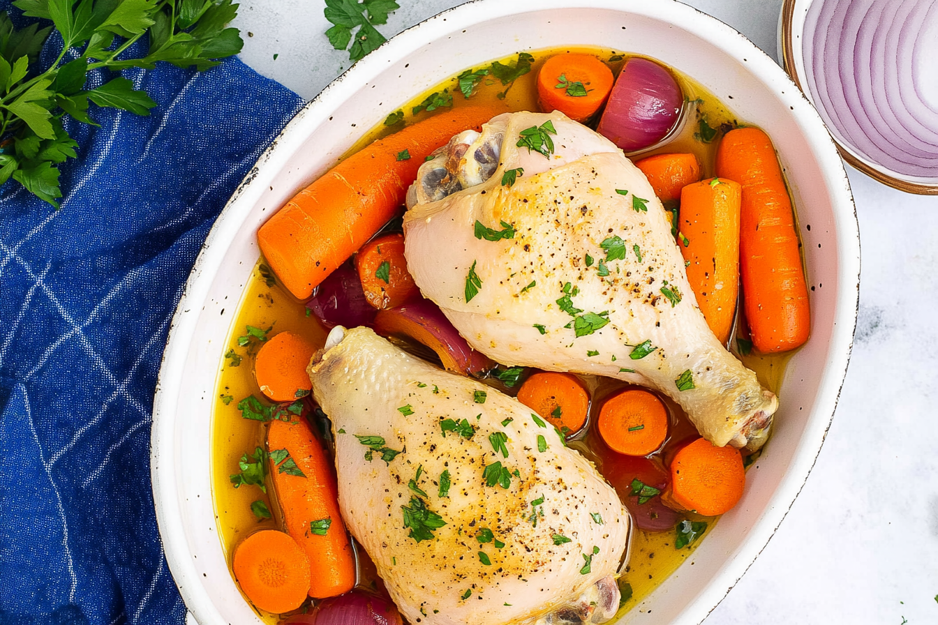 Muslos de pollo al horno