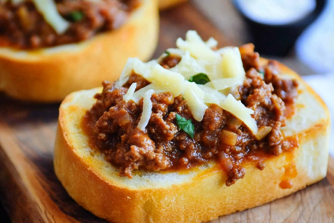 Pão Texas com Sloppy Joe