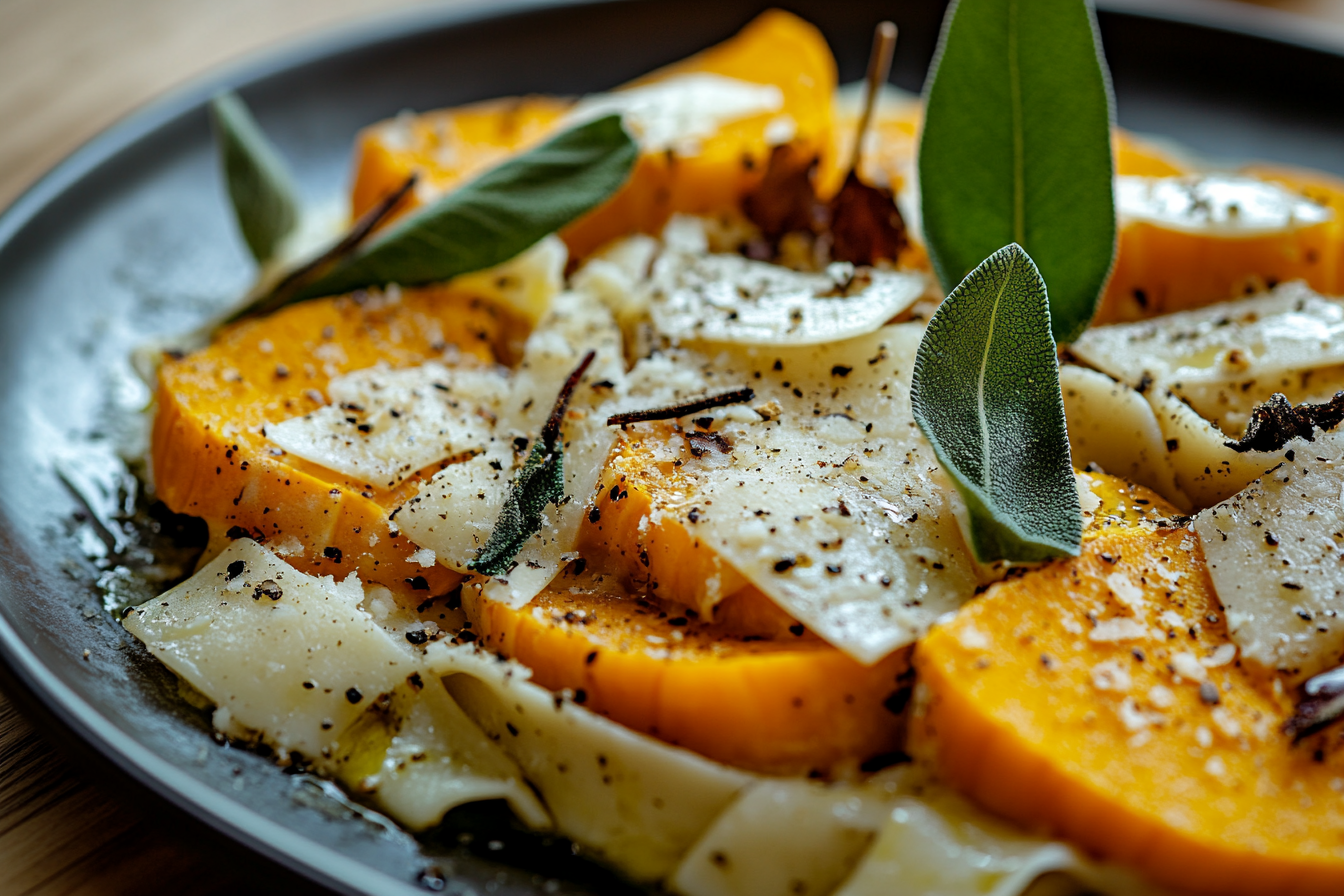 Pappardelle com Calabaza