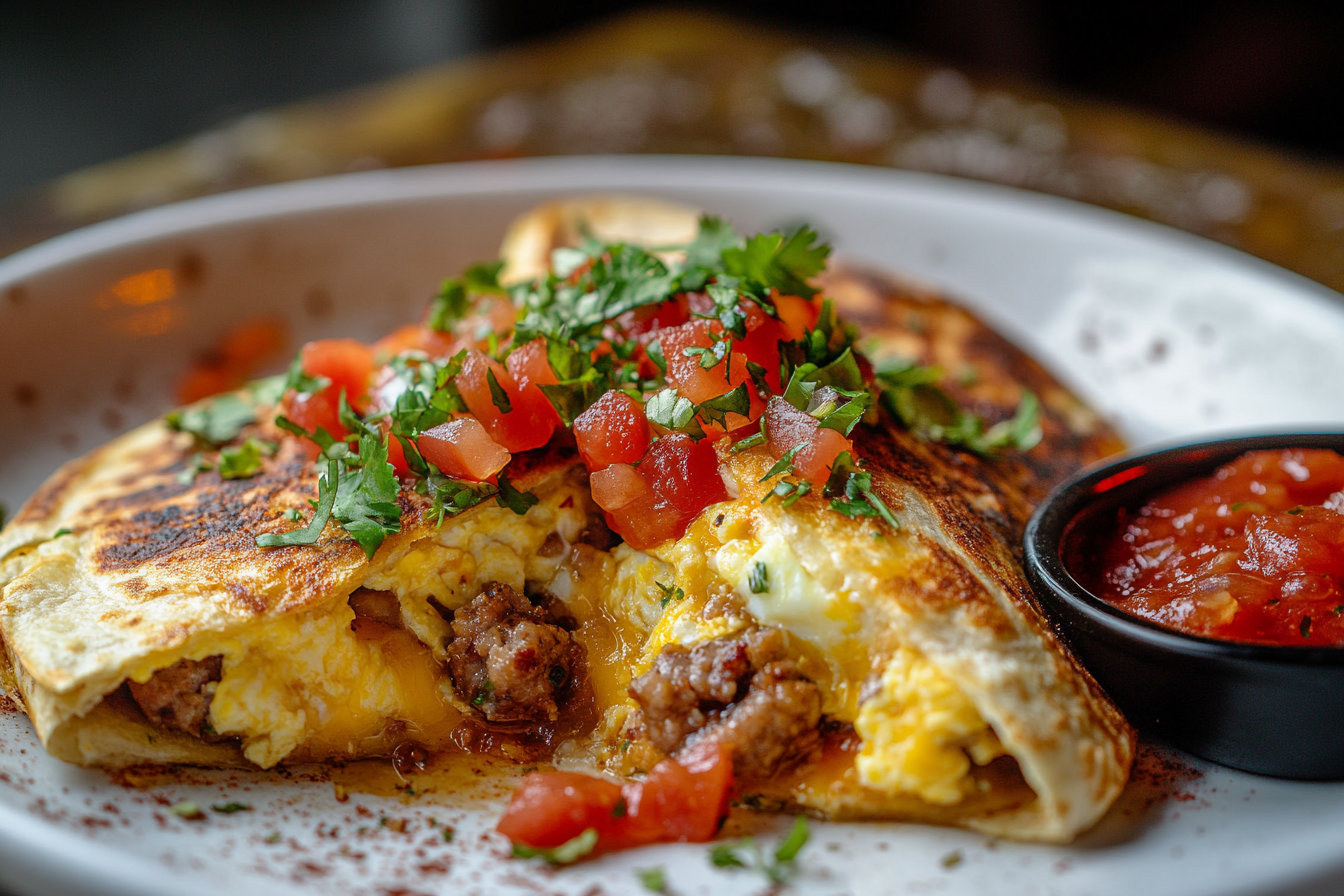Quesadillas de Café da Manhã
