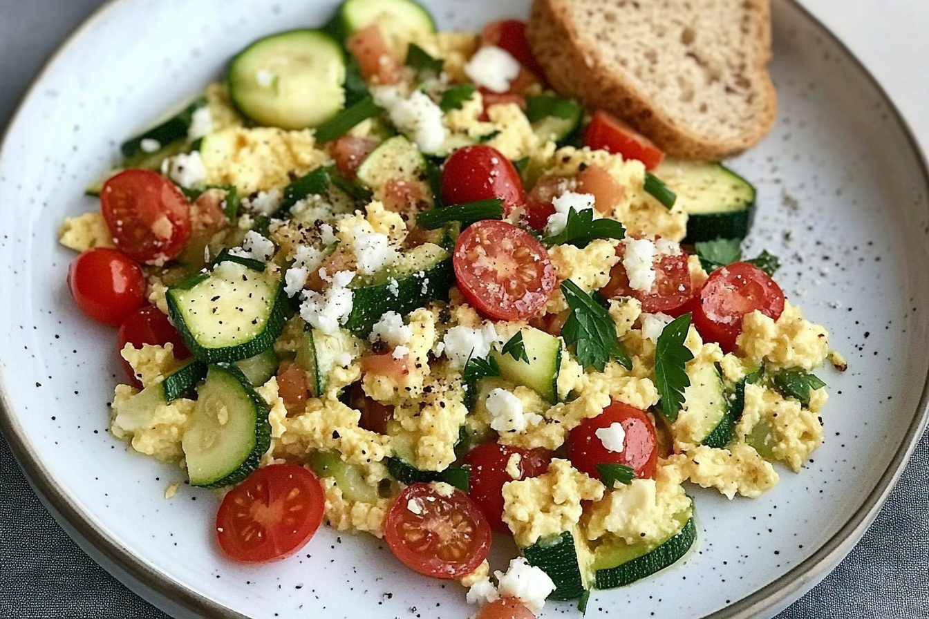 Refogado de abobrinha e tomate