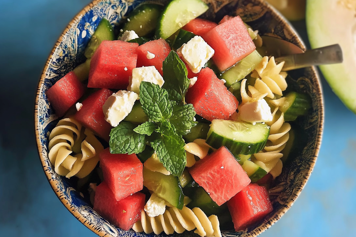 Salada Refrescante de Melancia