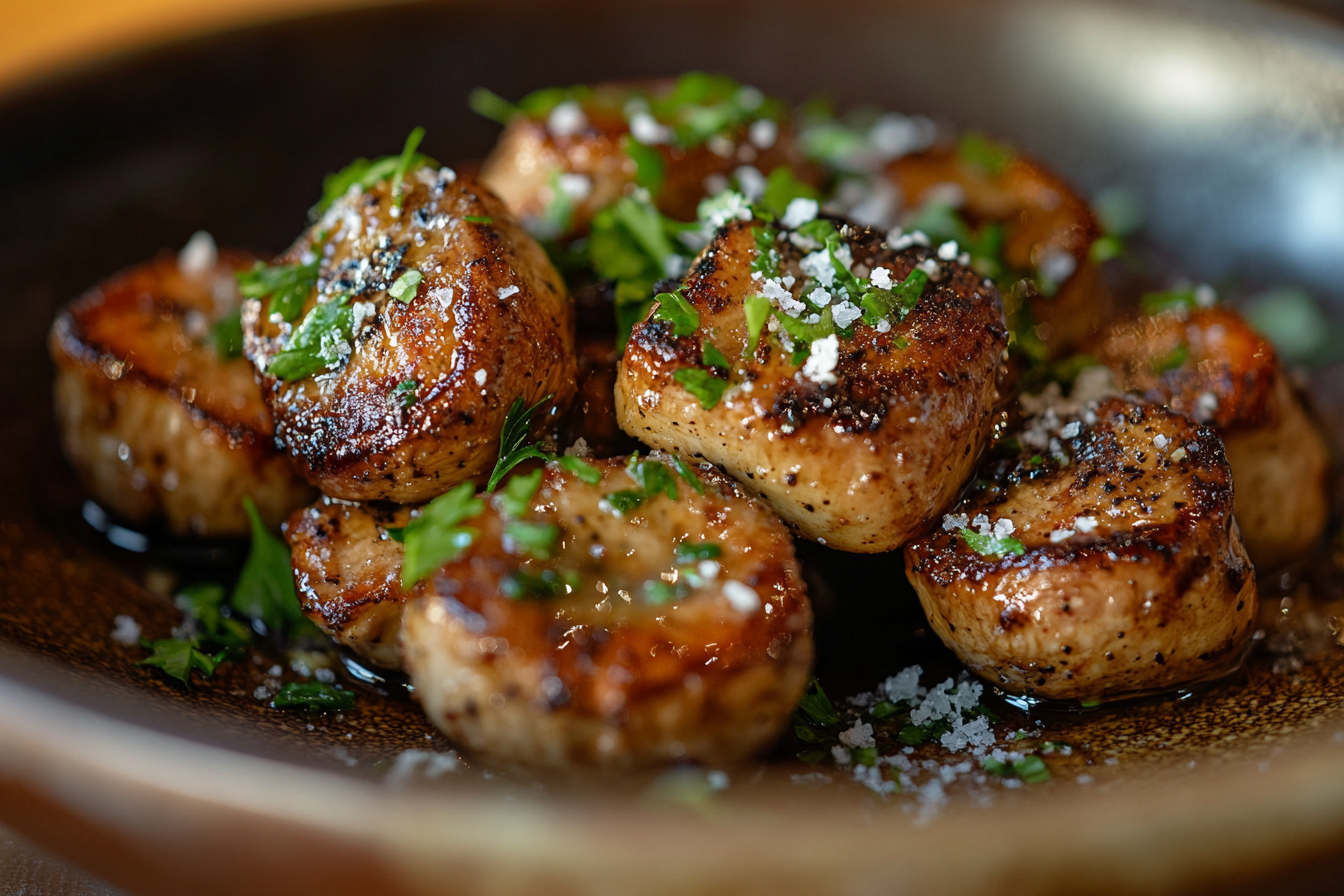 Setas Salteadas com Alho e Limão