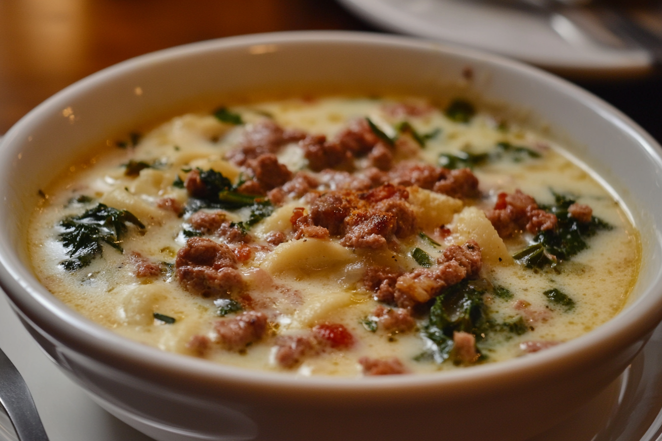 Sopa Toscana do Olive Garden