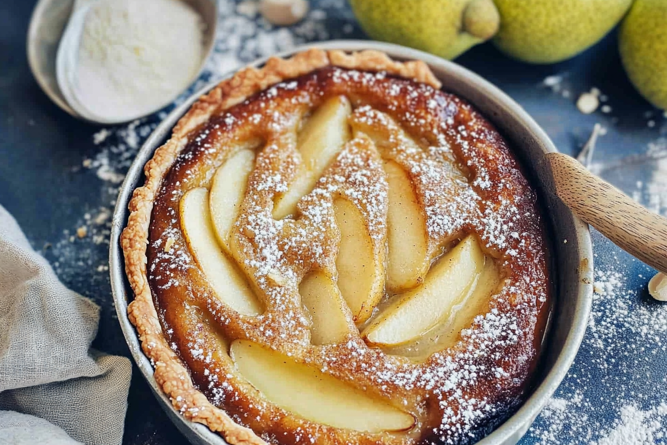 Tarta de peras