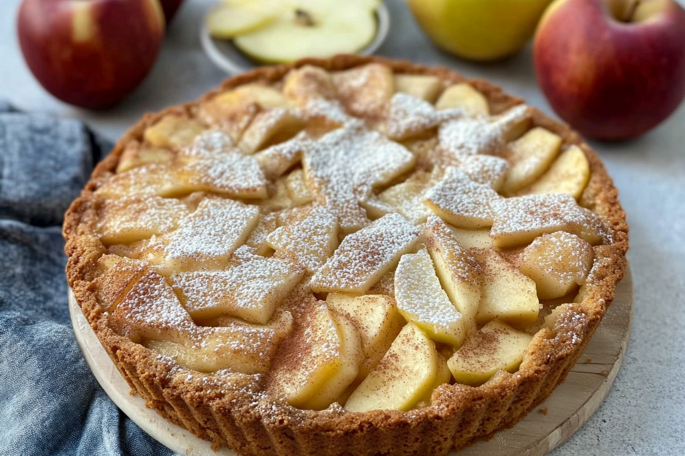 Torta de Maçã de Aproveitamento
