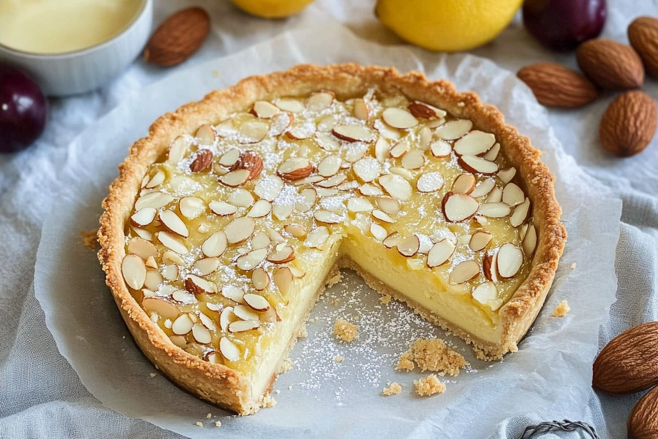 Torta de amêndoas com limão