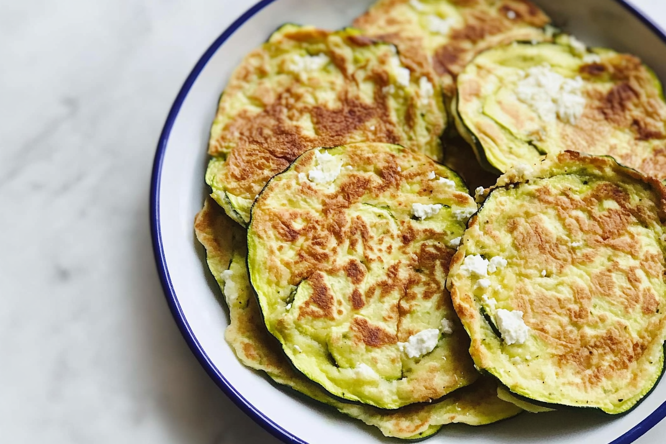 Tortilhas de Abobrinha com Feta
