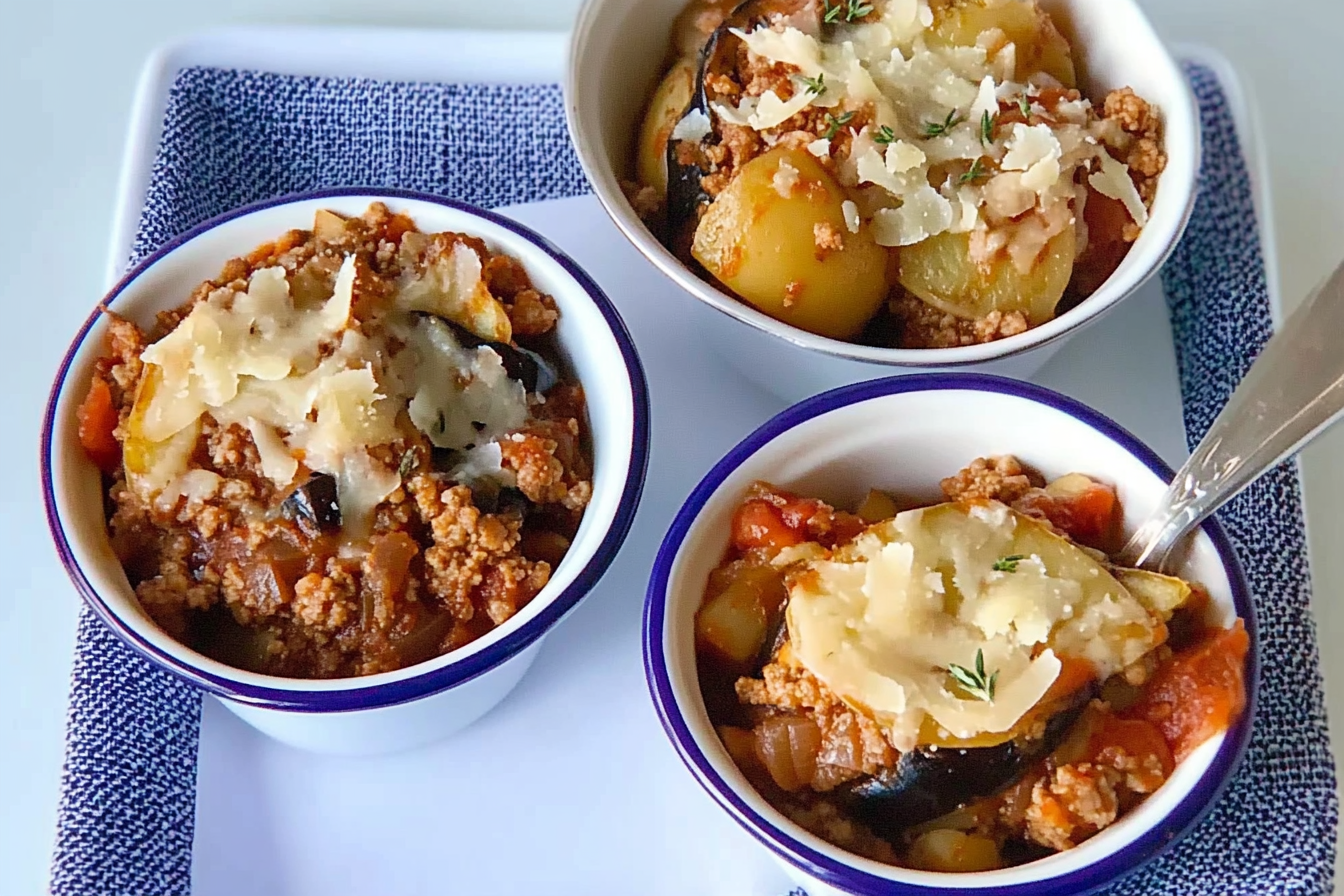 Vasitos de carne picada