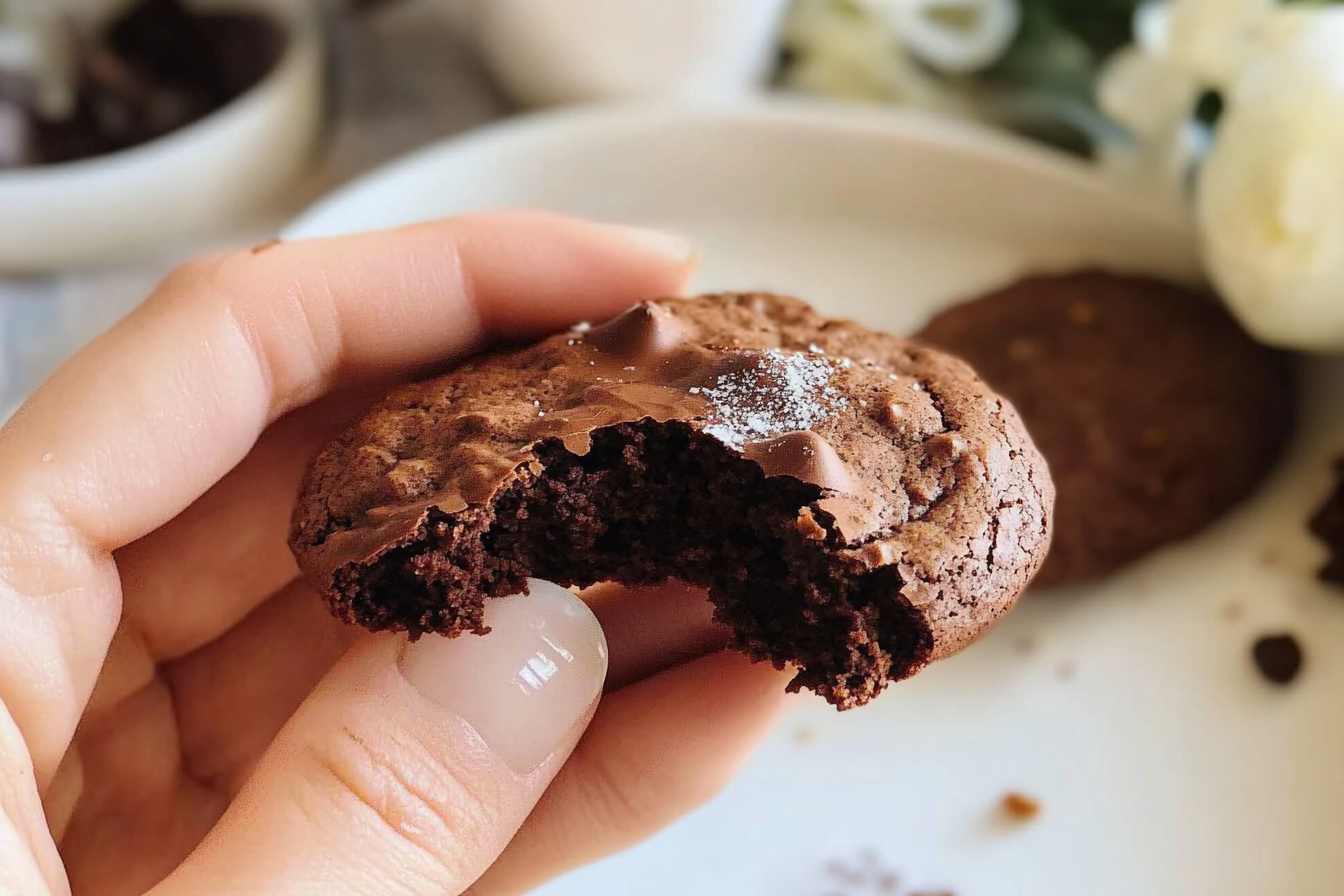 Galletas brownie de chocolate