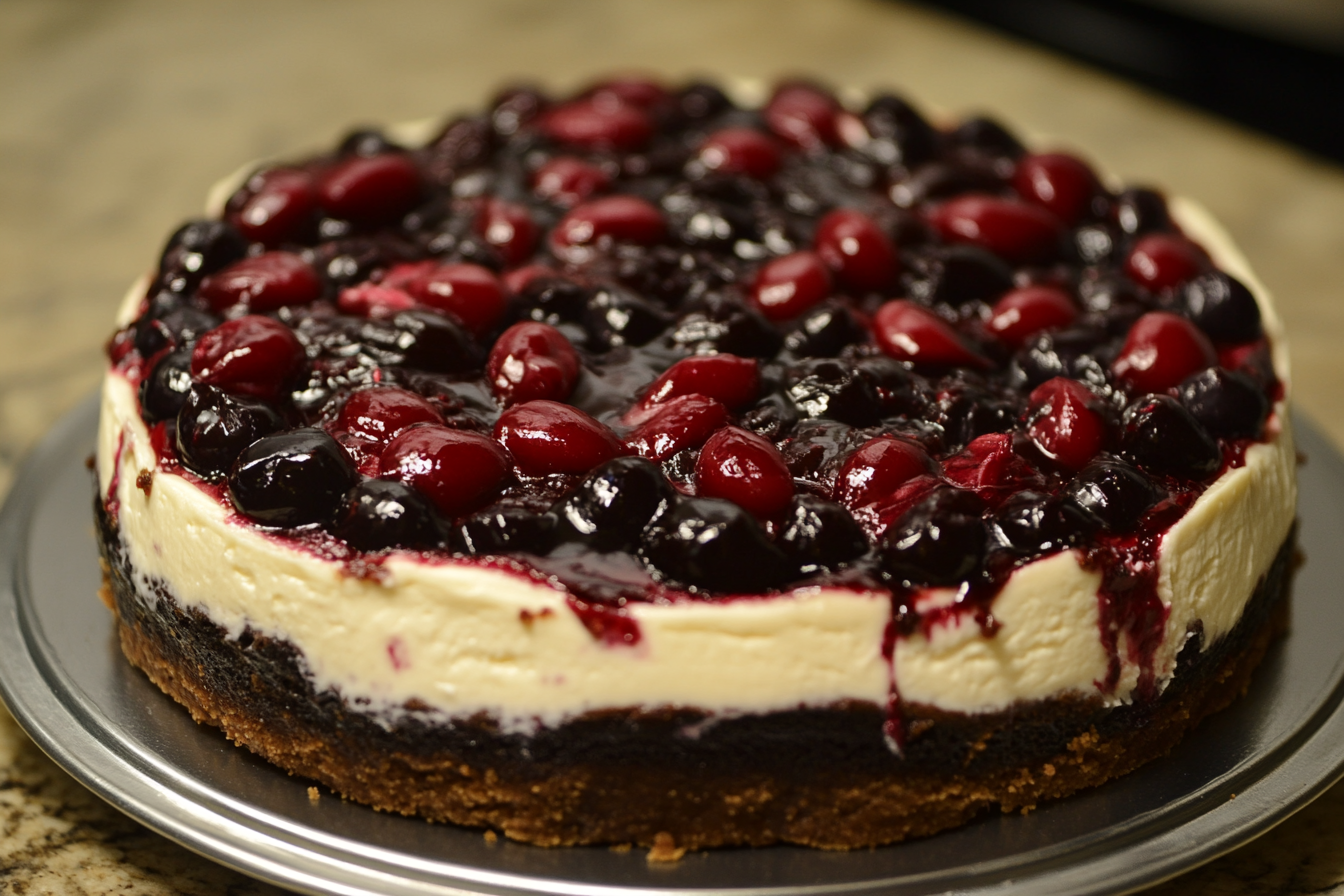Bolo Floresta Negra de Cheesecake