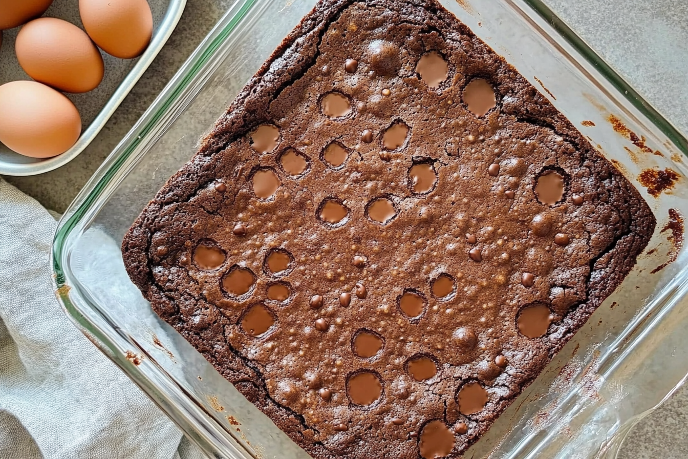 Brownie de abobrinha e chocolate