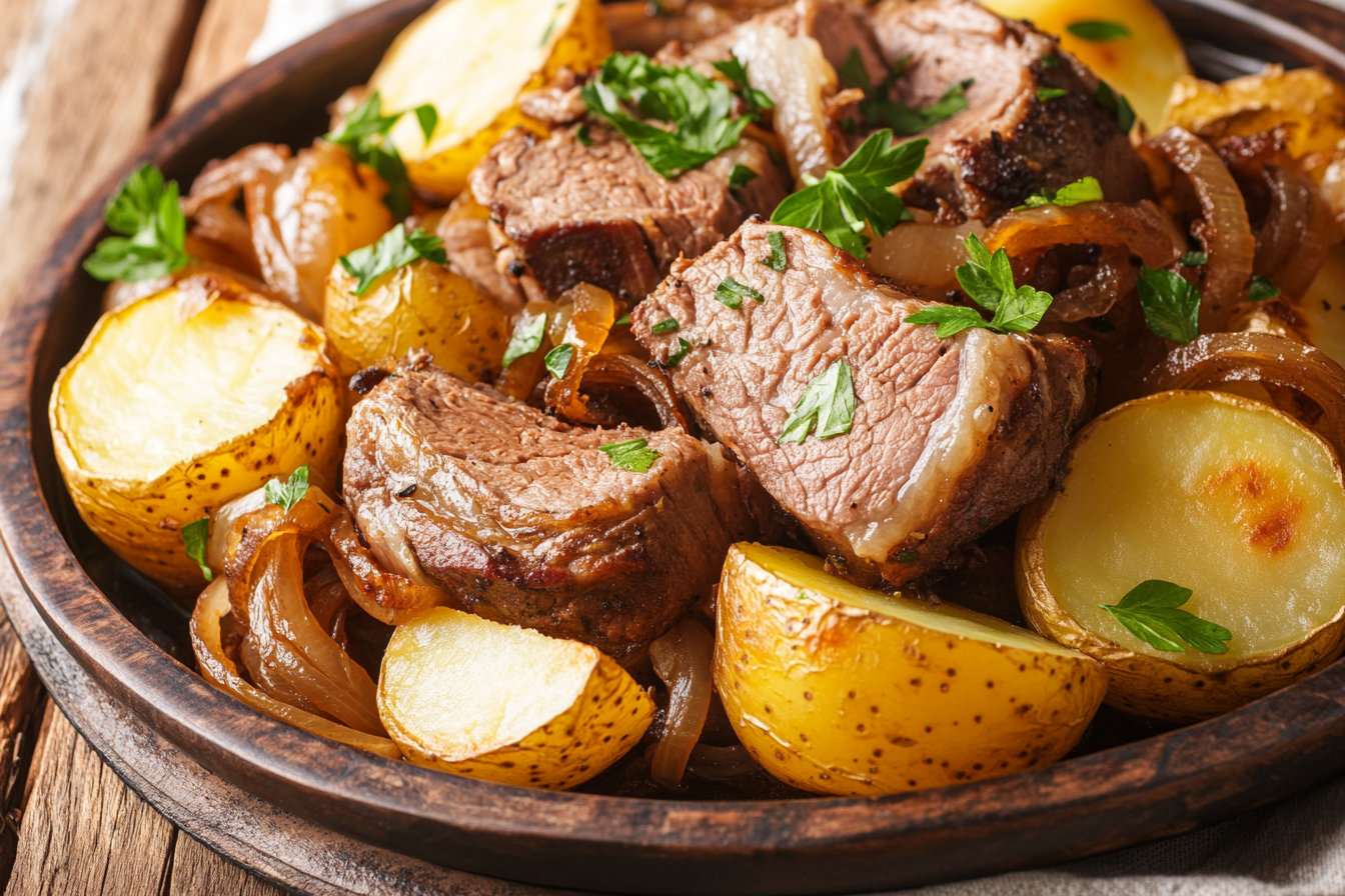 Carne de Cordeiro à Etouffée