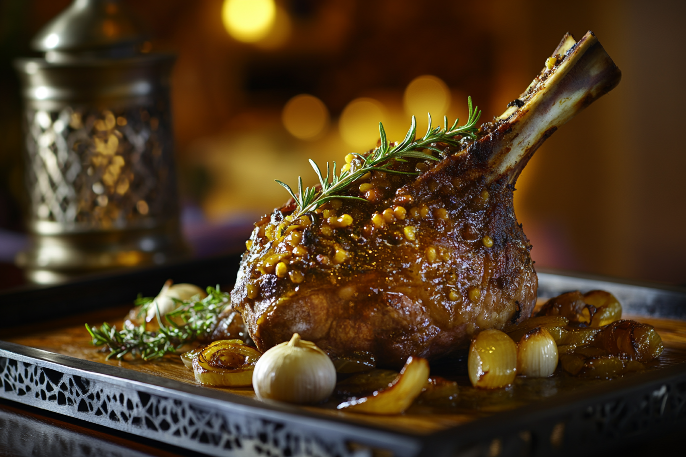 Cordeiro Assado ao Porto