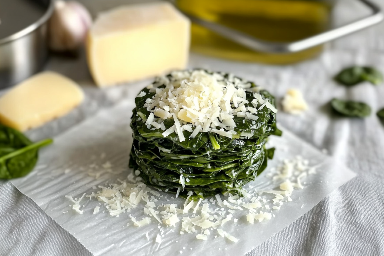 Espinacas ao Parmesão