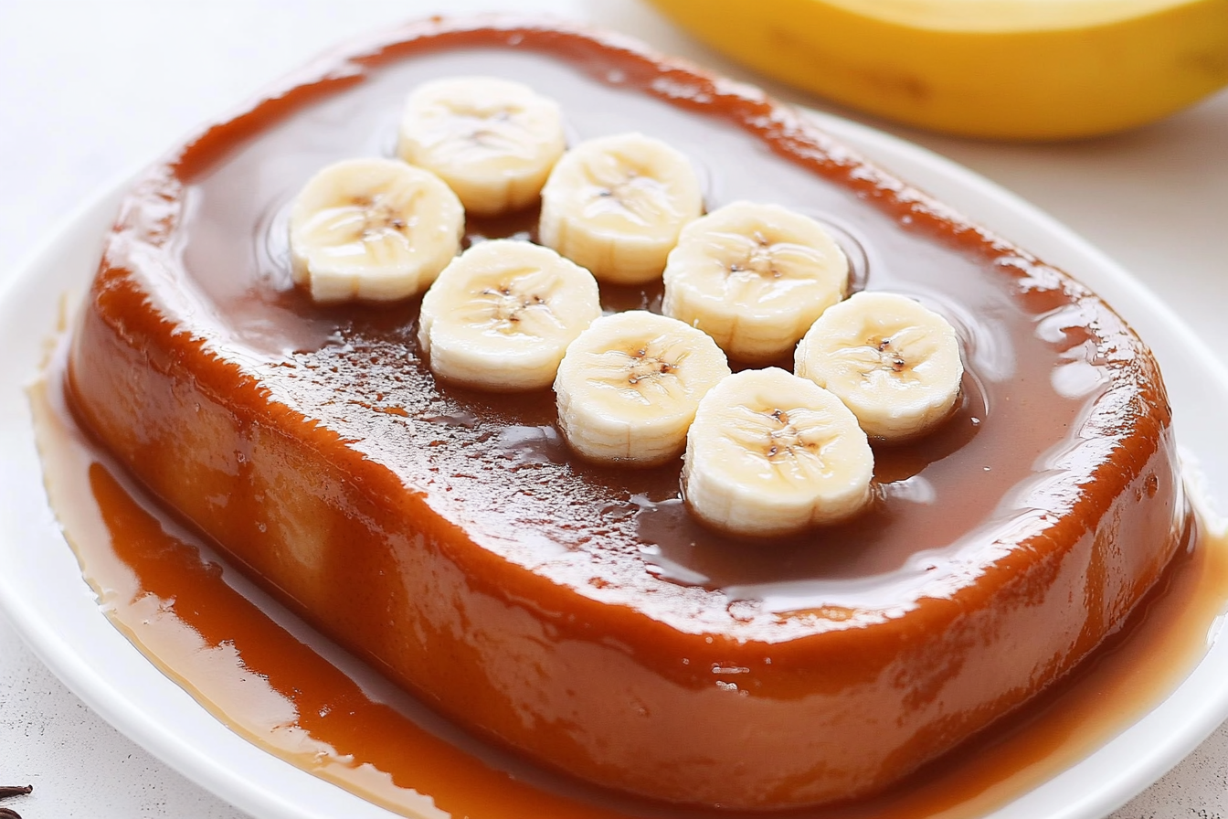 Flan Cremoso de Banana