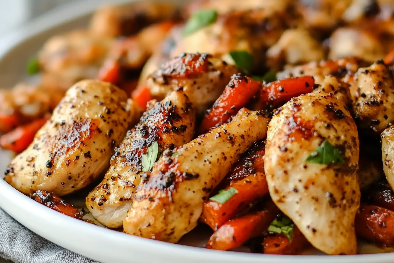 Frango com Pimenta Preta