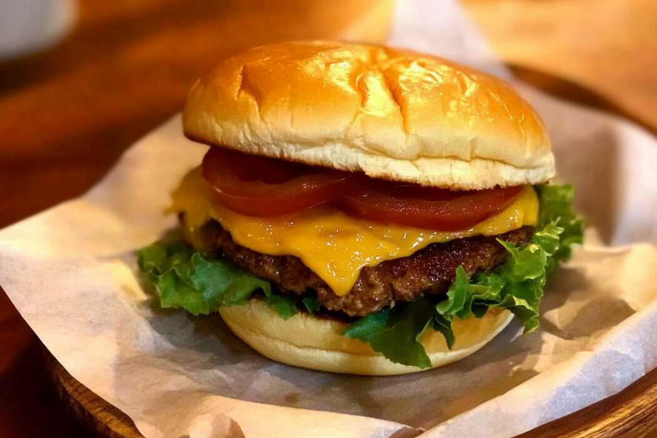 Hamburguesa caseira deliciosa