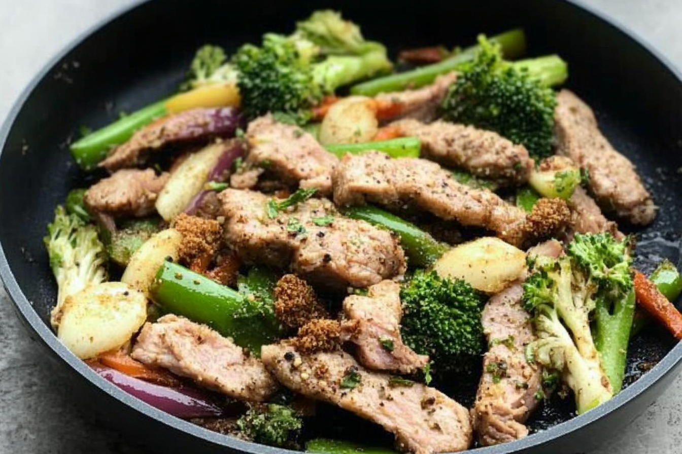 Lomo Salteado com Verduras