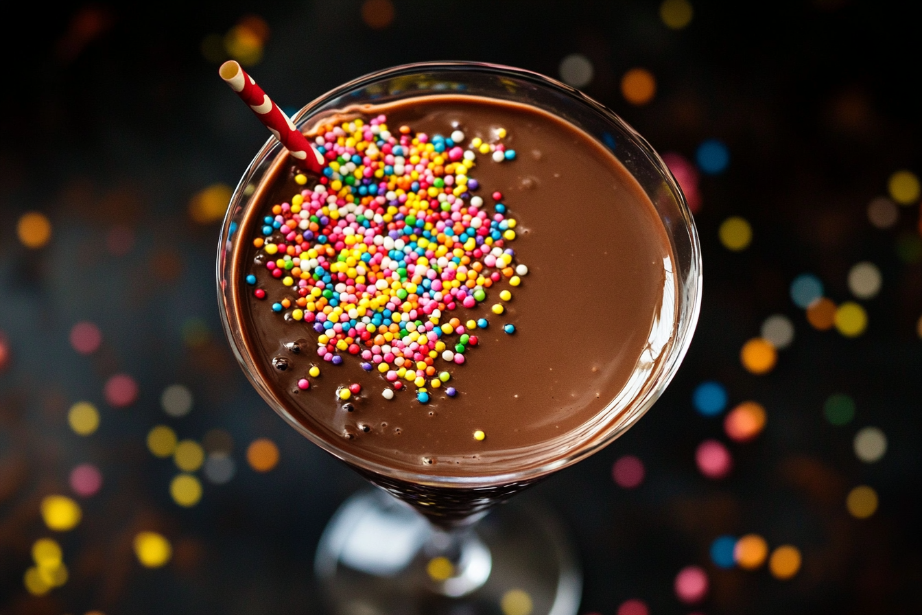 Martini de Chocolate com Granulado