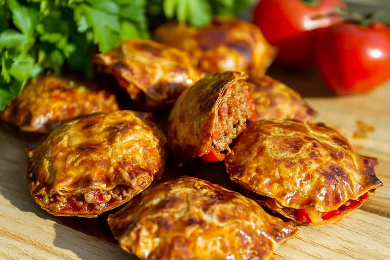 Pastelitos de carne na airfryer