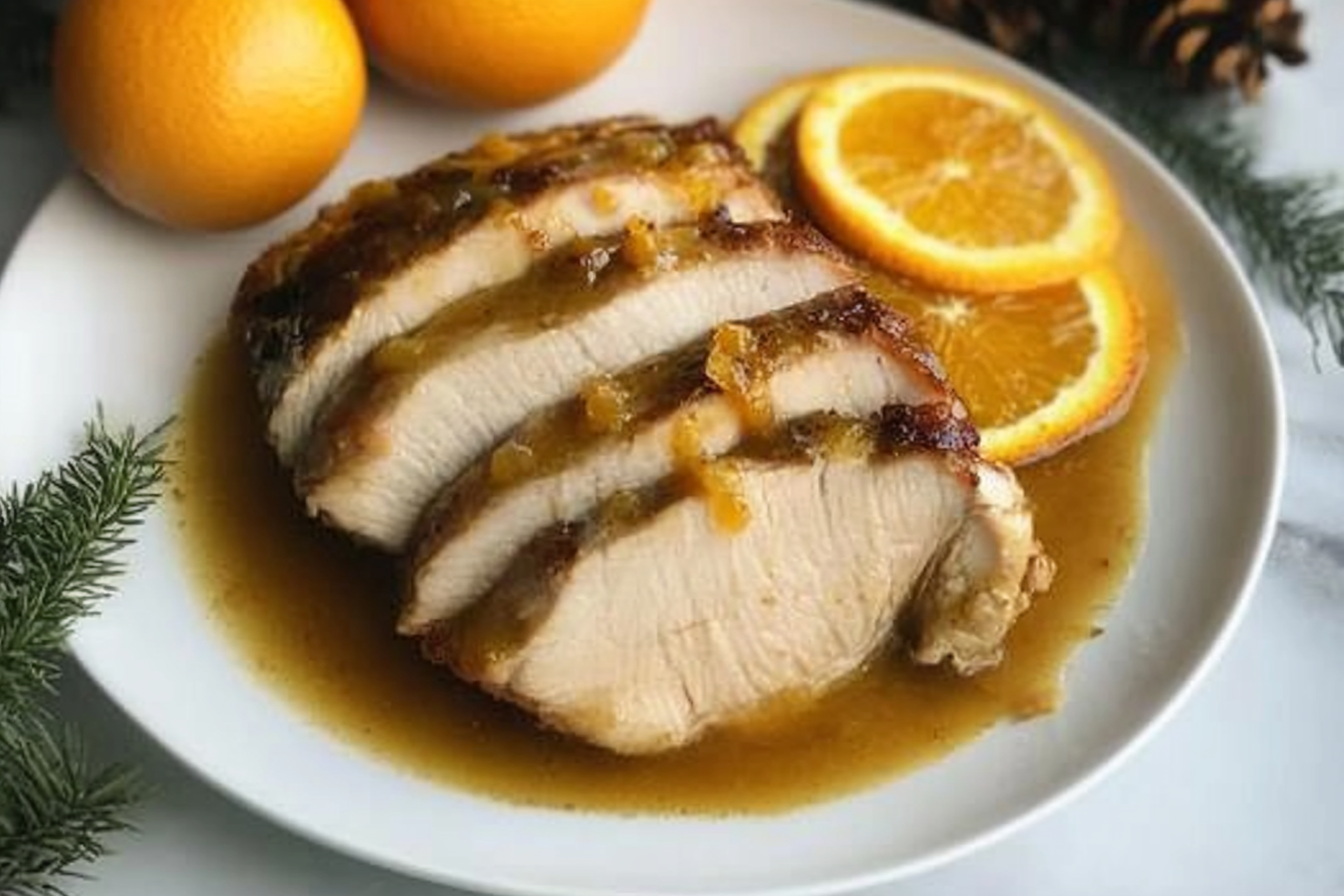 Porco ao molho de laranja