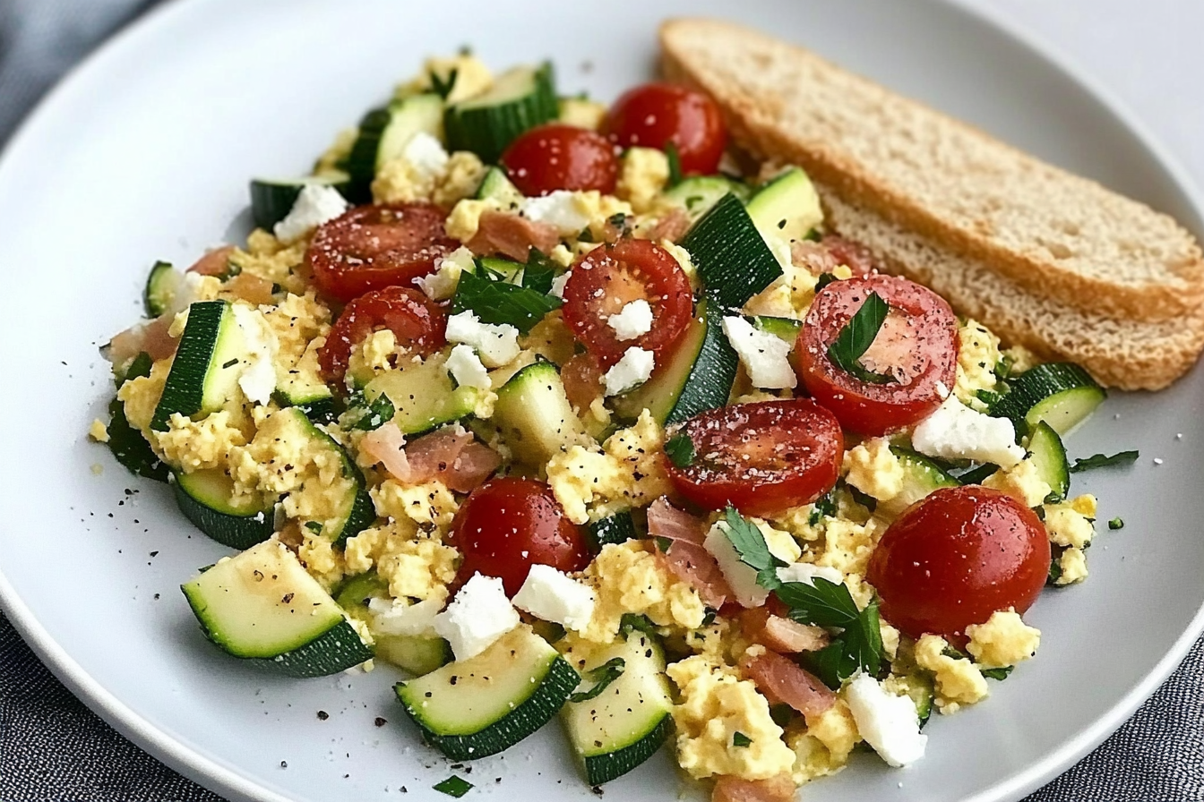 Refogado de abobrinha e tomate