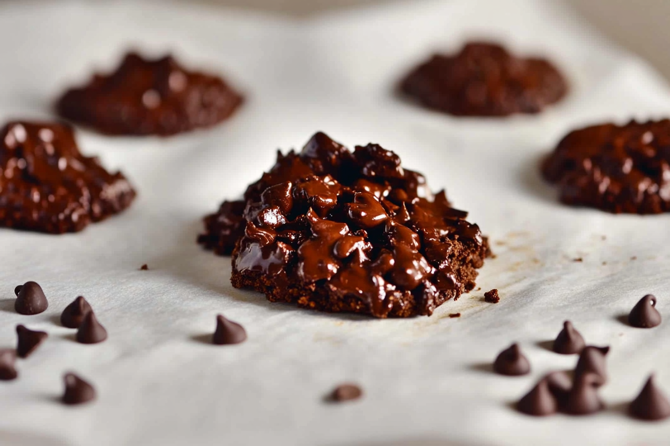 Rocas de chocolate negro