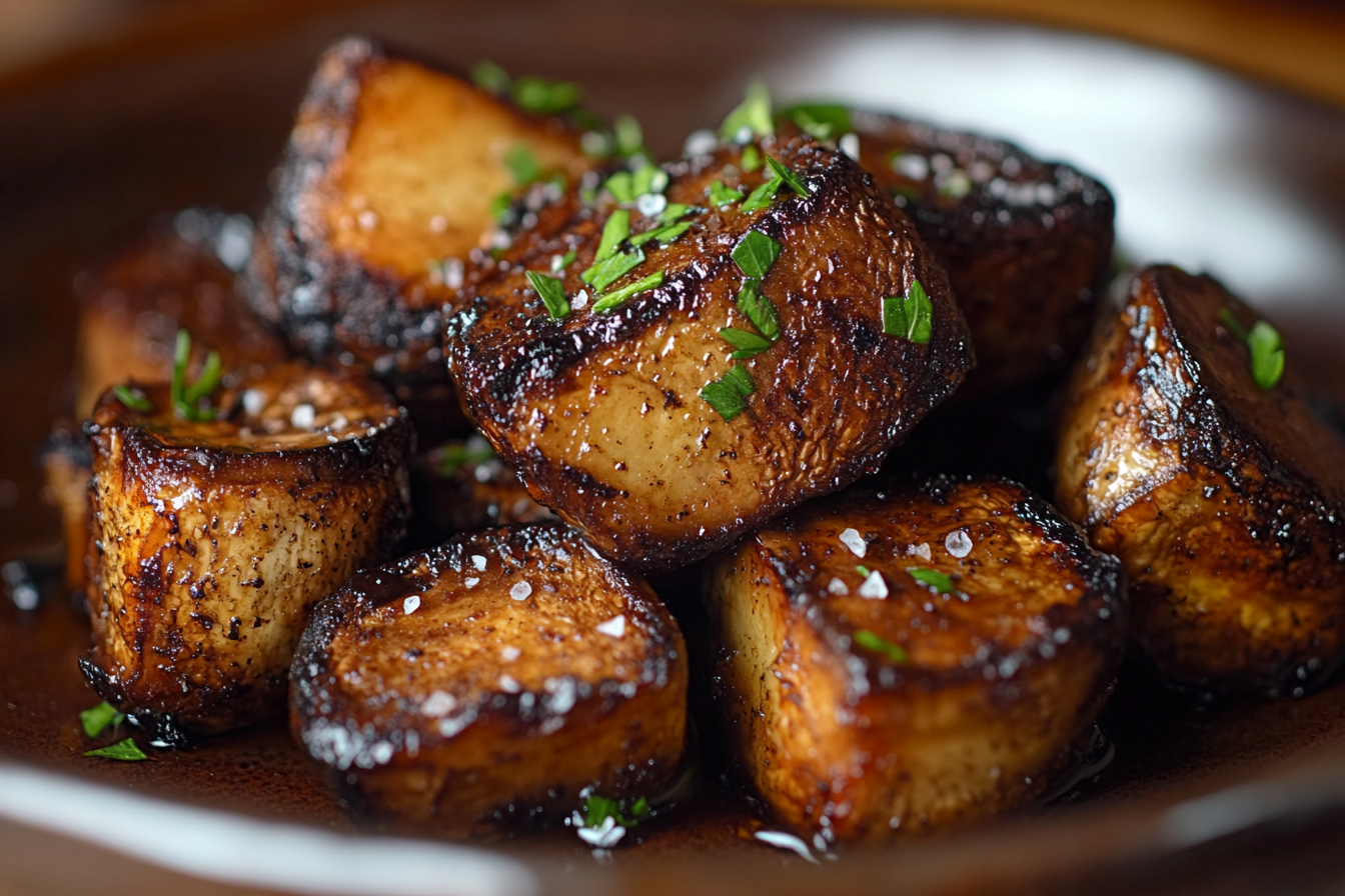 Setas Salteadas com Alho e Limão