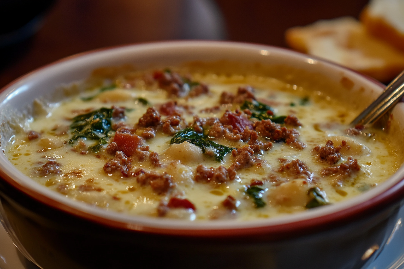 Sopa Toscana do Olive Garden