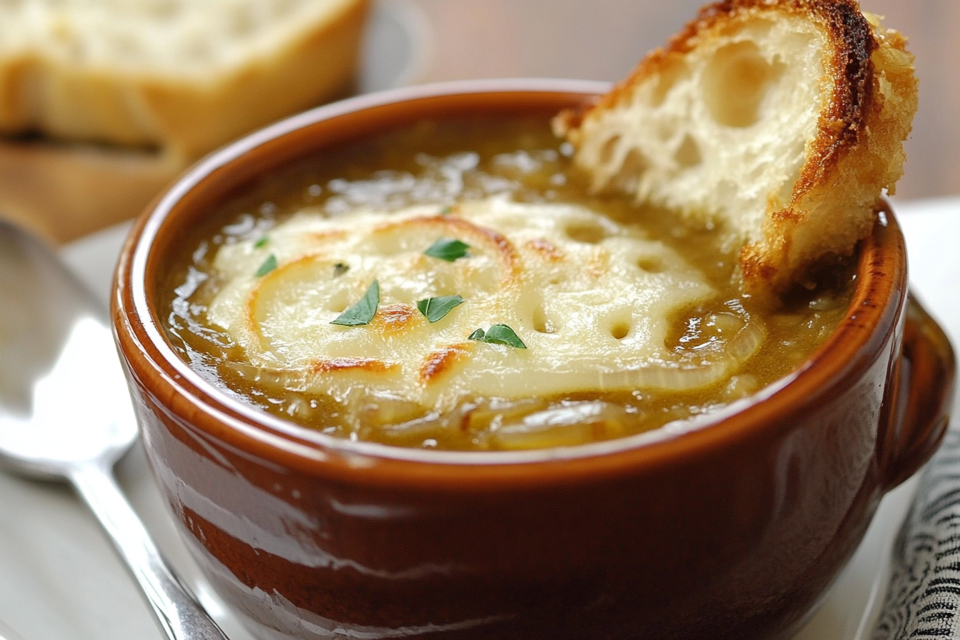 Sopa de Cebola com Arroz