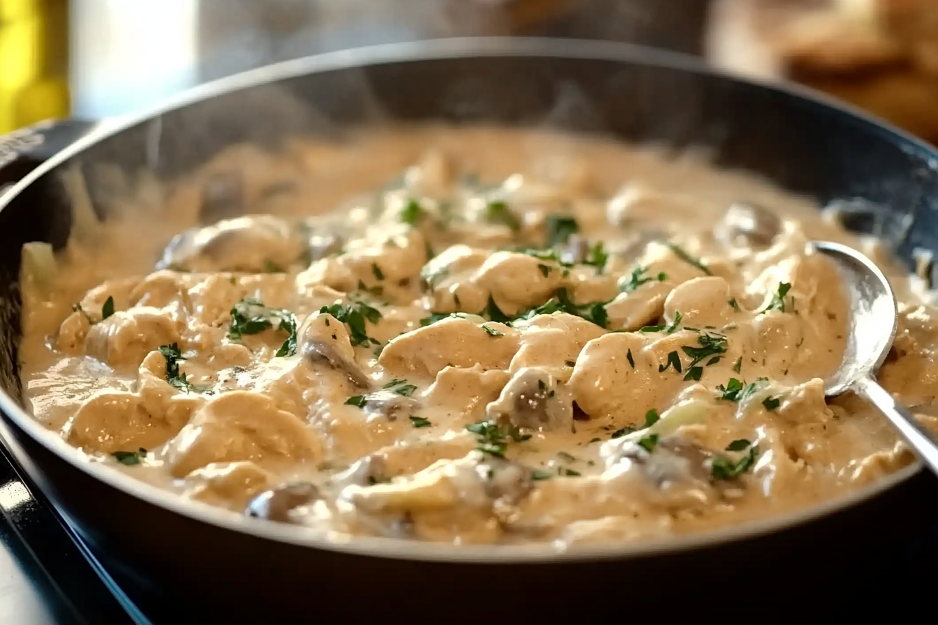 Strogonoff de Frango Cremoso