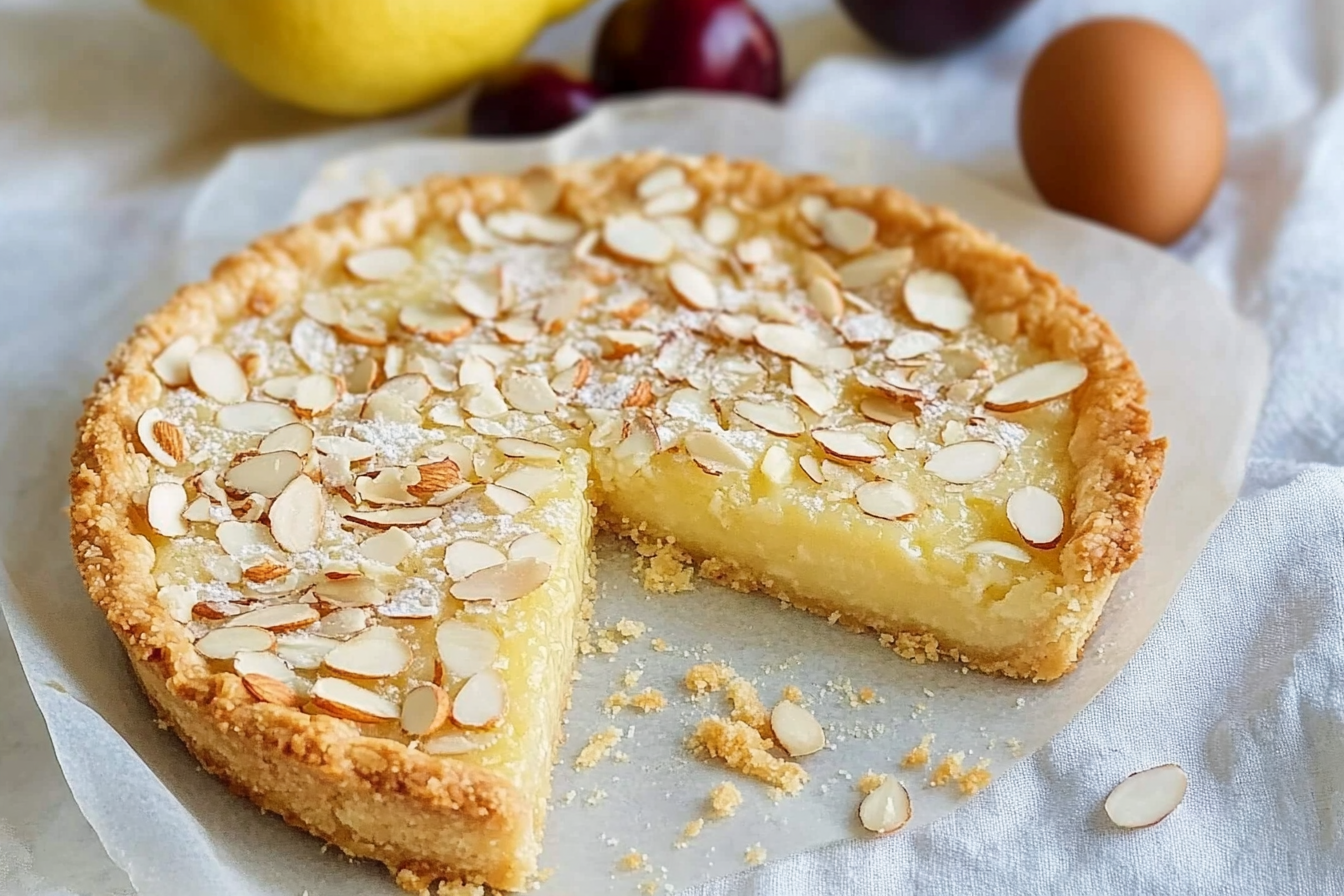 Torta de amêndoas com limão