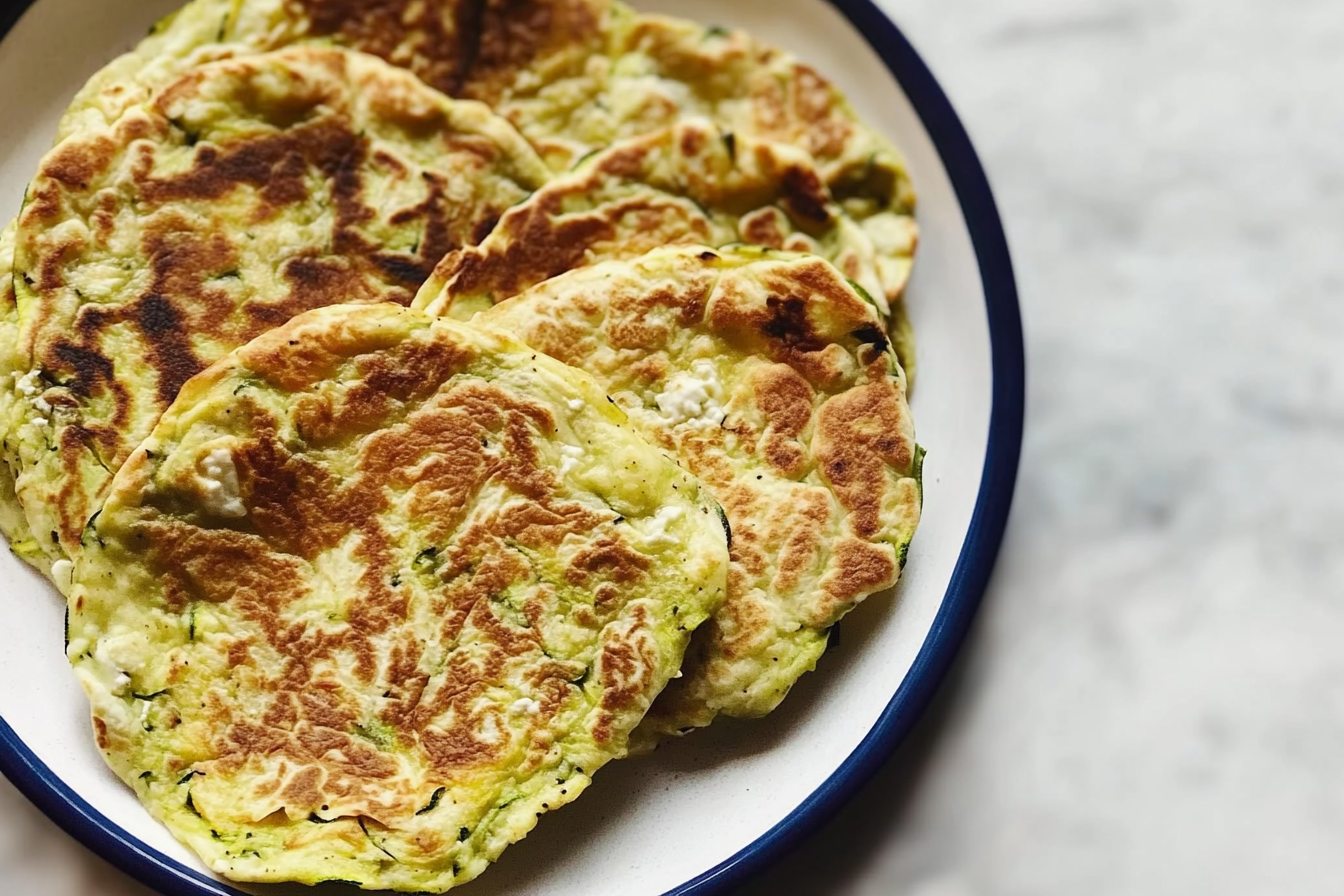 Tortilhas de Abobrinha com Feta