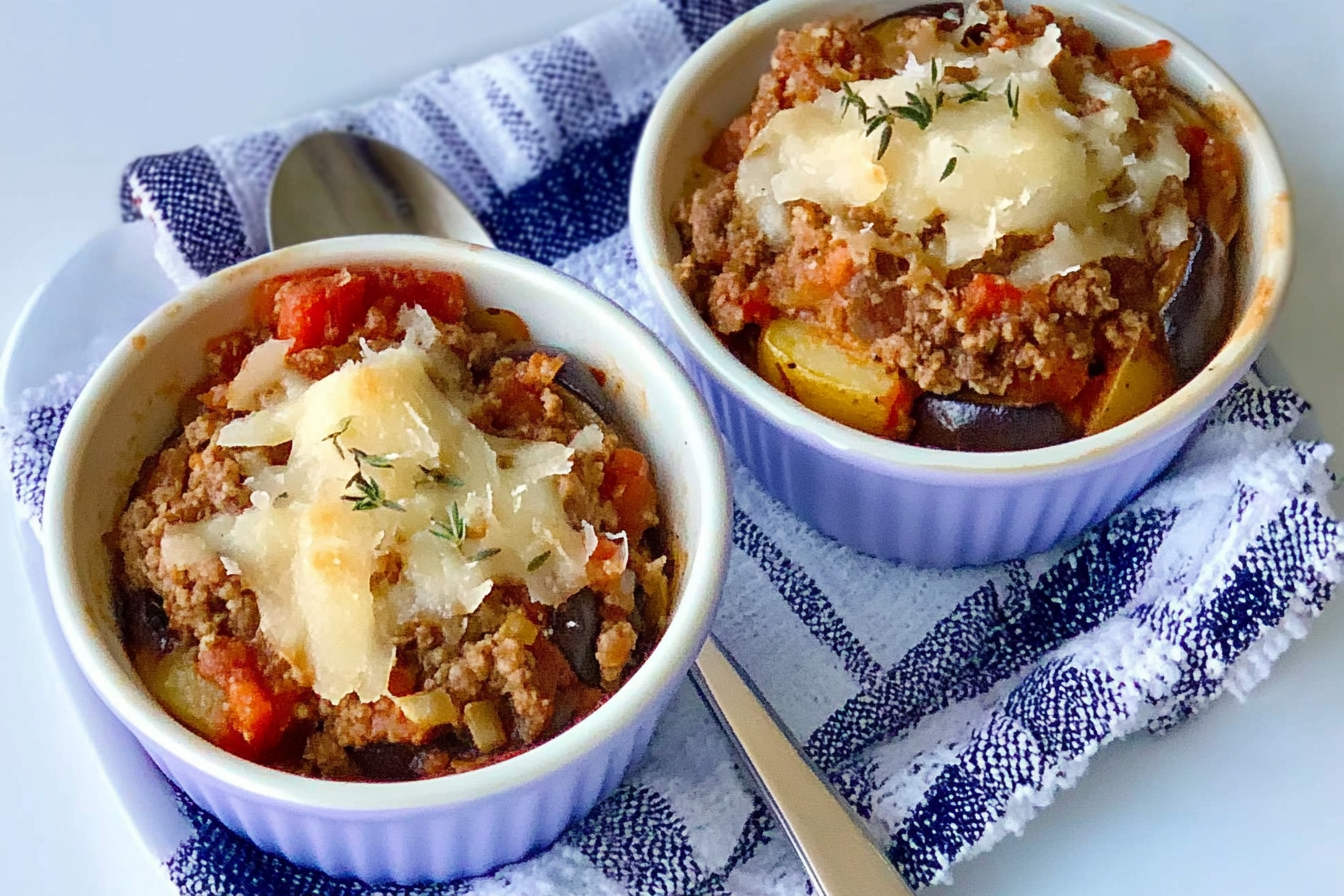 Vasitos de carne picada