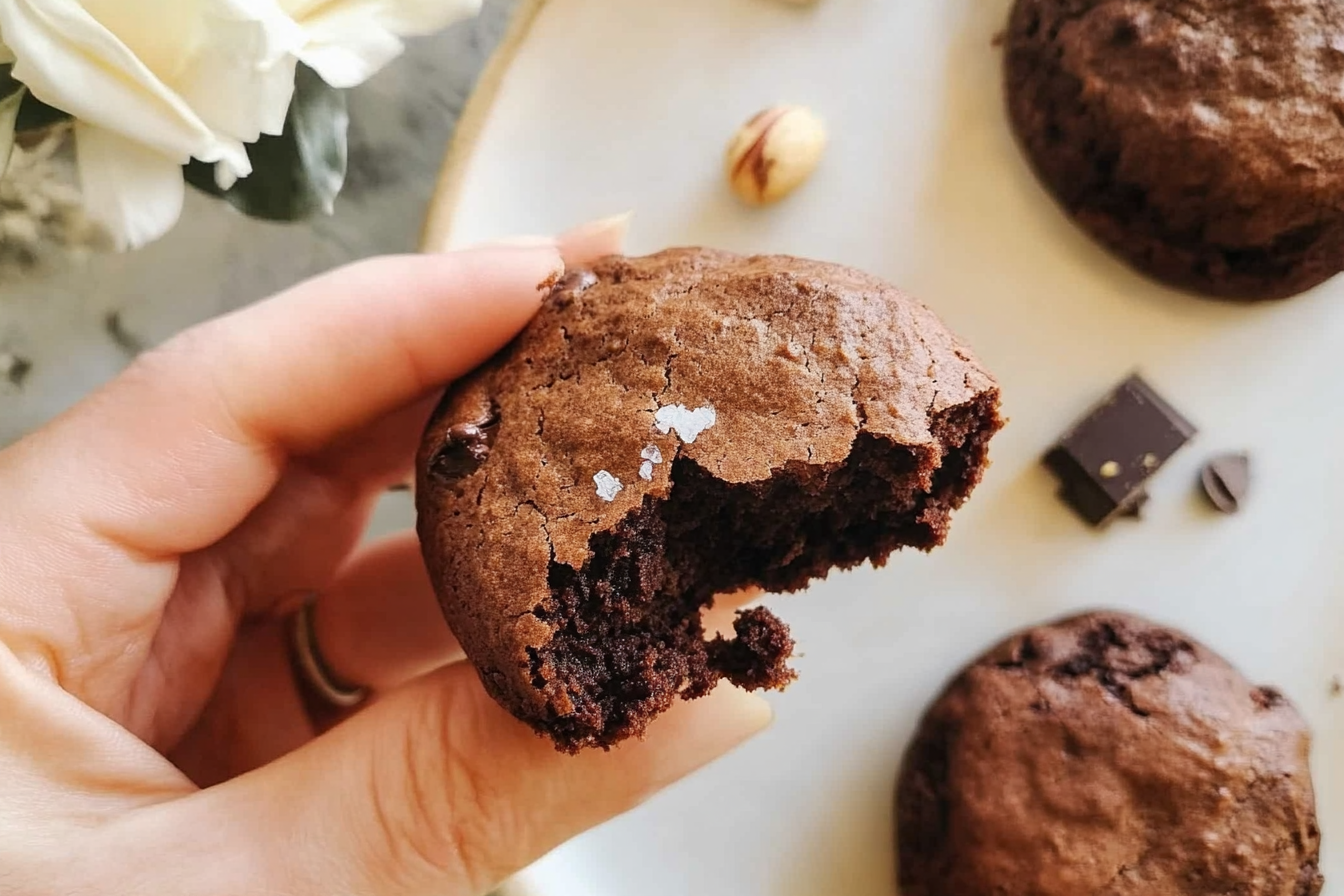Galletas brownie de chocolate