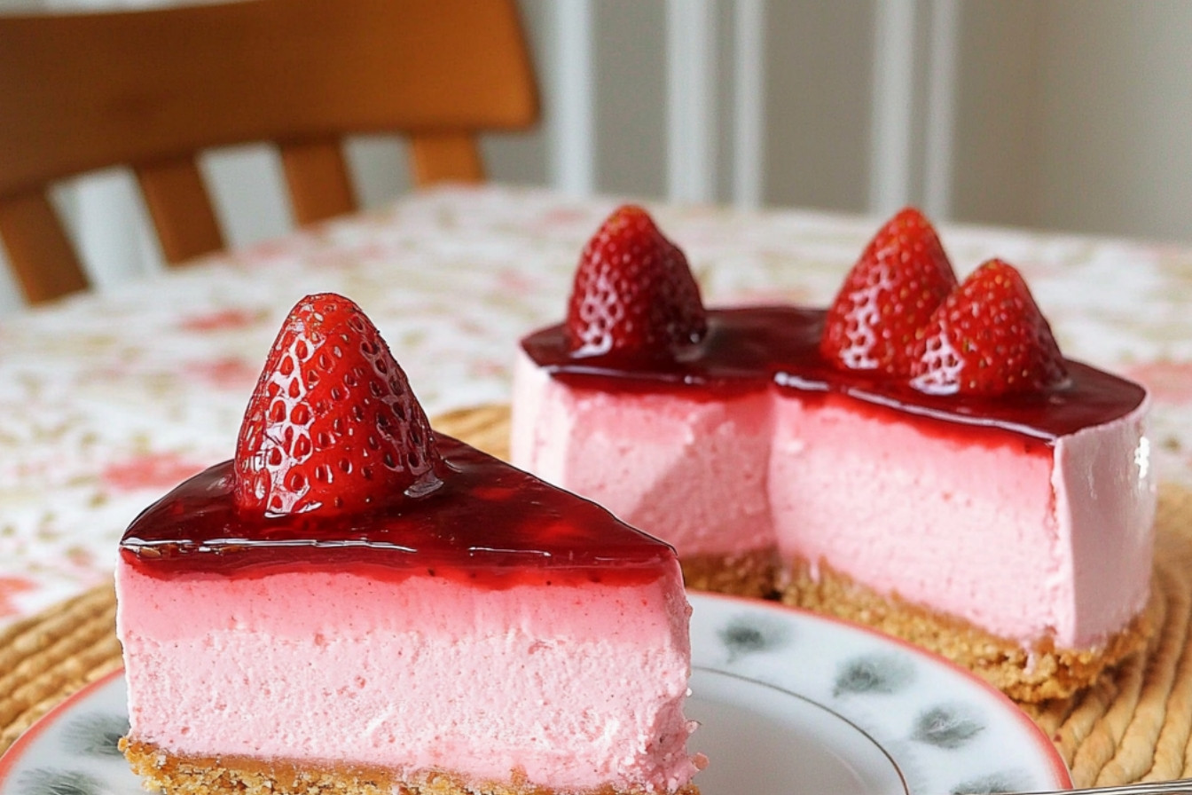 Torta de Morangos com Iogurte